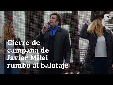 EN VIVO| Cierre de campaña de Javier Milei en Córdoba