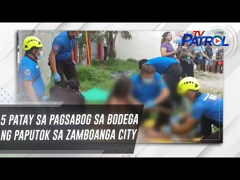 5 patay sa pagsabog sa bodega ng paputok sa Zamboanga City | TV Patrol