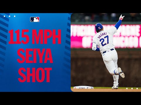 Seiya Suzuki DESTROYS his first home run of 2024!!