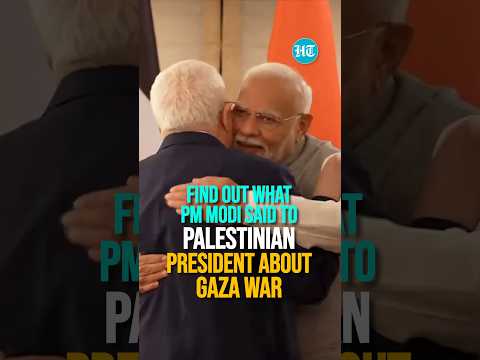 PM Modi Meets Palestine President; Says This On Gaza War | Modi US News