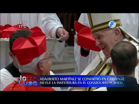 ¡Histórico! Adalberto Martínez se convirtió en el primer cardenal paraguayo