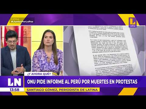ONU pide informe al Perú por muertes en protestas