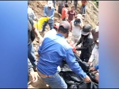 San Marcos: Localizan cadáver de desaparecido en derrumbe en Tajumulco