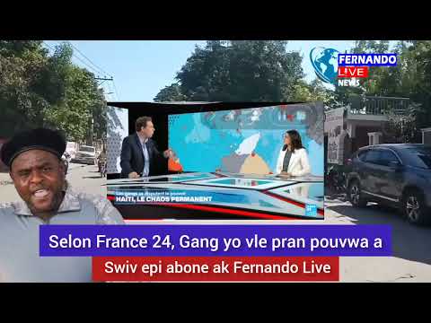 Nou Mele: Chef Gang Barbecue vle pran pouvwa a Ayiti selon Television La France...