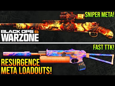 WARZONE: New BEST RESURGENCE META LOADOUTS After MAJOR UPDATE! (BO6 WARZONE META Weapons)