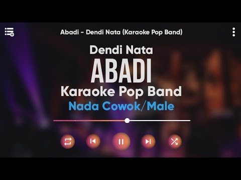 Karaoke Abadi - Dendi Nata (Karaoke Pop Band) Nada Cowok/Male | Bulan pun berganti...