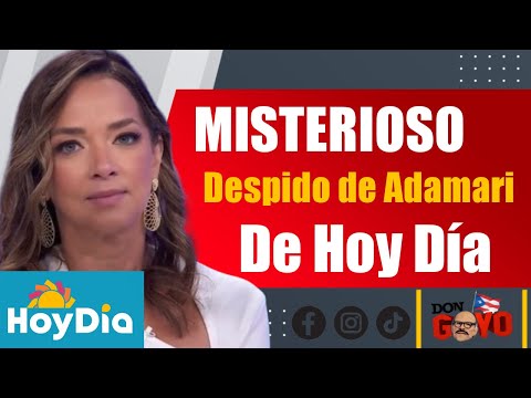 Misteriosa salida de Adamari López del programa Hoy Día en Telemundo