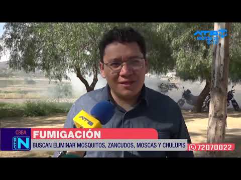 Cochabamba: Fumigan los alrededores de la laguna Alalay