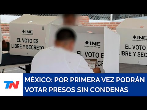 MÉXICO I El voto es libre, presos sin sentencia votan por primera vez para presidente
