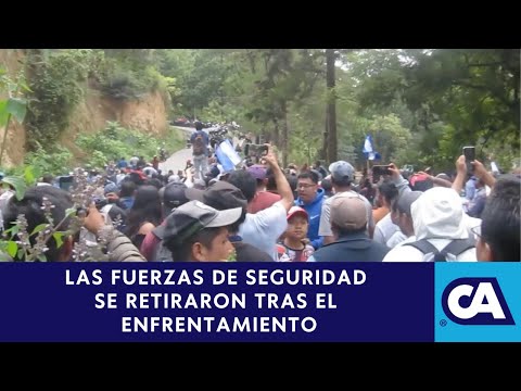 Acueducto Xayá Pixcayá fue cerrado por manifestantes - Chimaltenango