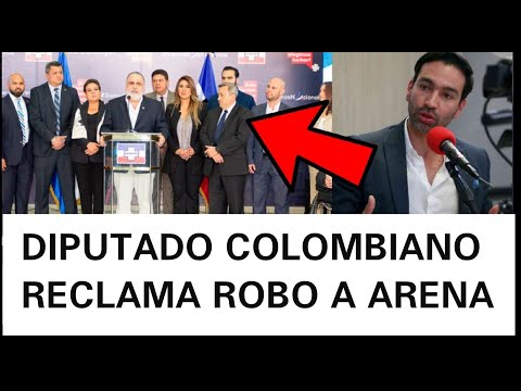 DIPUTADOS DE COLOMBIA SE INDIGNA QUE ARENA LE ROBO SPOT