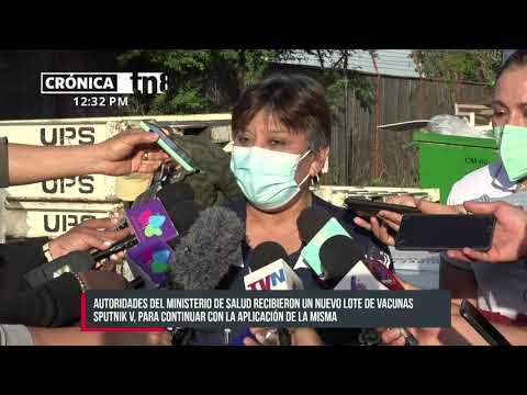 Nicaragua recibe nuevo lote de vacunas Sputnik V por parte de Rusia - Nicaragua