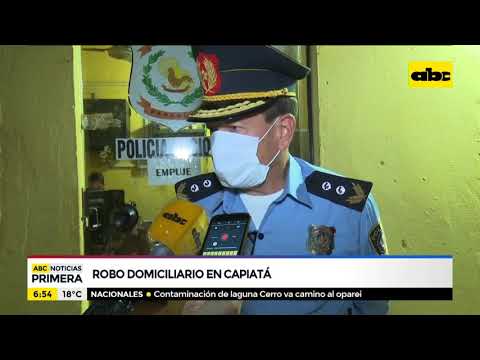 Violento asalto domiciliario en Rojas Cañada, Capiatá
