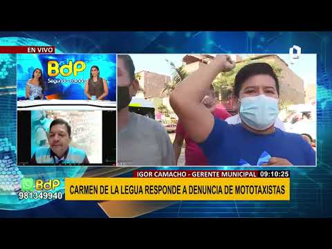 Carmen de la Legua: municipalidad responde a mototaxistas por denuncia de cobro de cupos