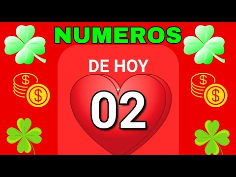 NÚMEROS DE LA SUERTE PARA HOY 02 DE OCTUBRE  2024 NÚMEROS RECOMENDADOS PARA HOY 02VDE OCTUBRE