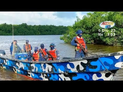 Fuerza Naval de Nicaragua incauta 9 libras de marihuana en muelle del Caribe Sur
