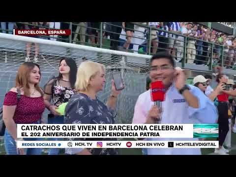 Hondureños celebran en Barcelona el 202 aniversario de Independencia