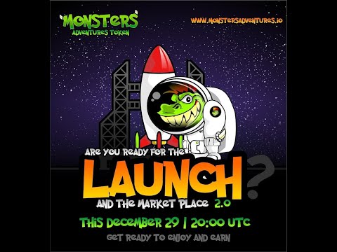 MonstersAdventures NFT YA EL JUEGO SALE MAÑANA 29D  HORA 20 UTC