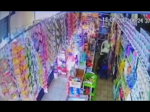 Graban asalto en una tienda en Santa Catarina Mita