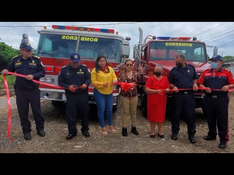 Familias de Belén en Rivas inauguran su nueva estación de bomberos
