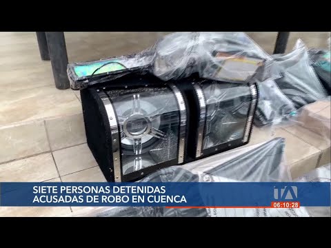 Detienen en Cuenca a siete personas que estaban acusadas de robo