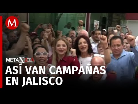 Así continúan las actividades de campaña de los candidatos a la gubernatura de Jalisco
