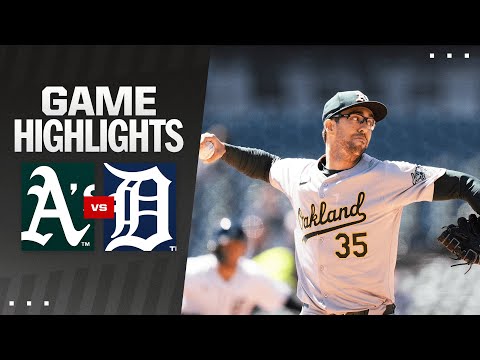 As vs. Tigers Game Highlights (4/7/24) | MLB Highlights