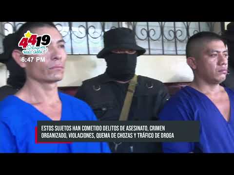 Capturan a banda delincuencial «Los Chabelo» por actos criminales en Bonanza - Nicaragua