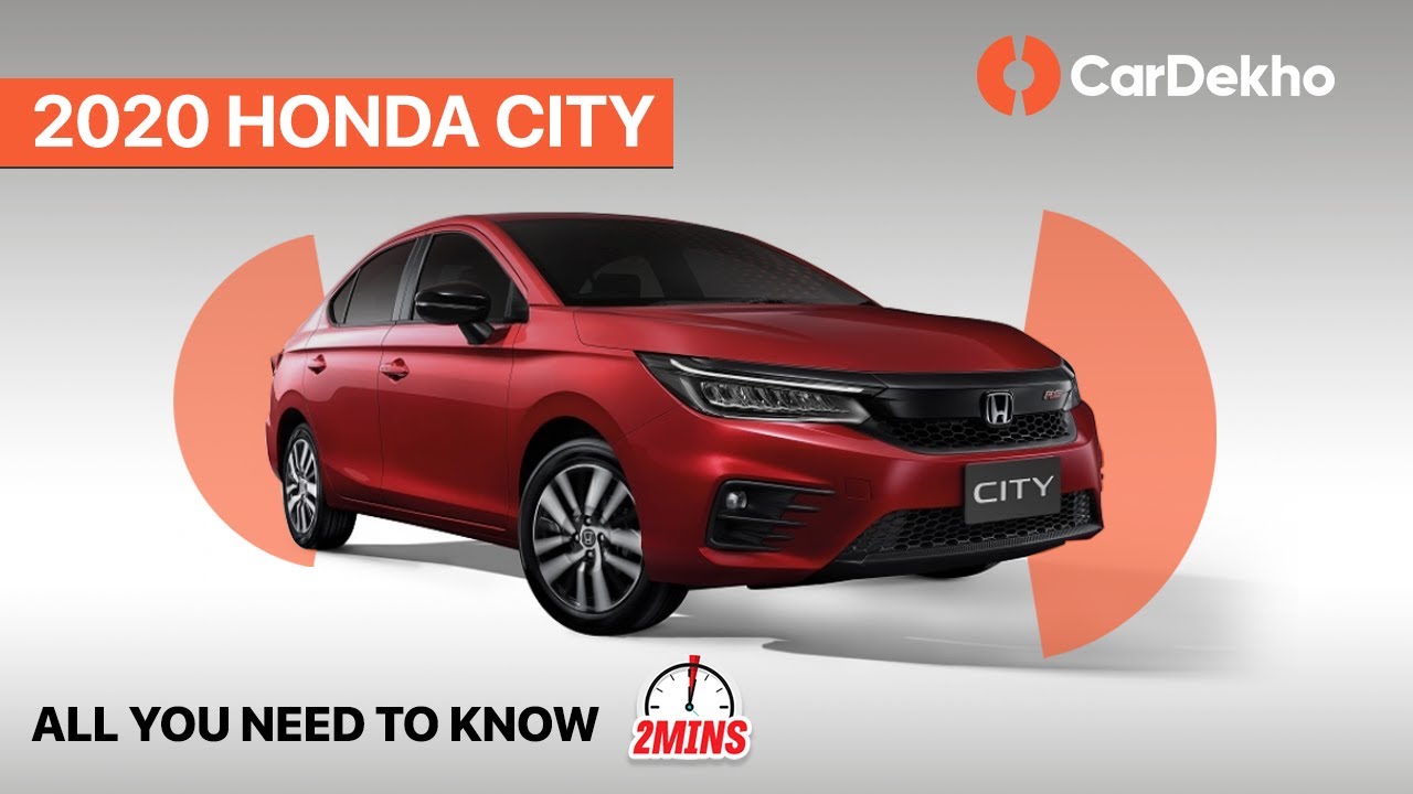 Honda CIty 2020 Unveiled! | Price, Launch Date & more | #in2mins