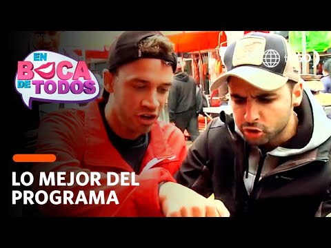 En Boca de Todos: Los youtubers españoles Kevin y Mario mostraron sus huariques favoritos (HOY)