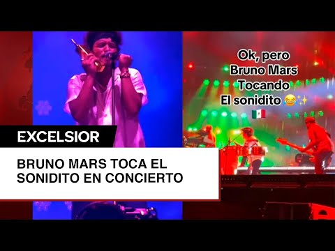 Bruno Mars toca El Sonidito en la CDMX, así sonó la sorpresa en su concierto