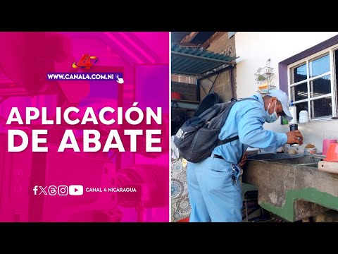 Jornada de aplicación de abate en Barrio Cuba para combatir enfermedades vectoriales