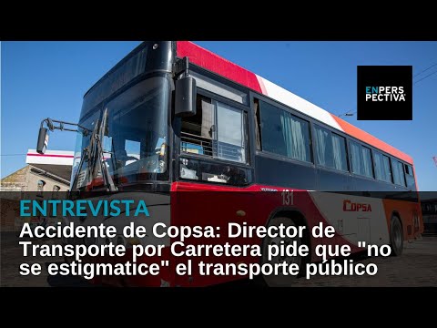 Accidente de Copsa: Director de Transporte por Carretera pide «no estigmatizar» transporte público
