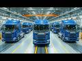 Jak produkowane są ciężarówki długodystansowe Scania R730 V8