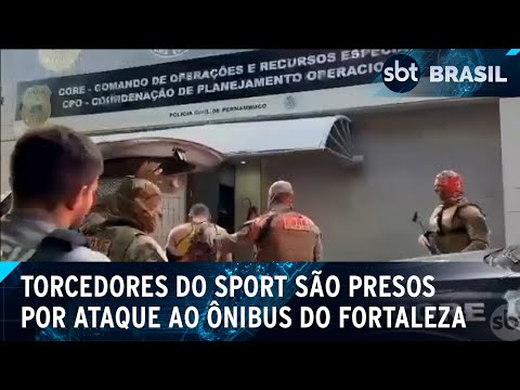 Torcedores do Sport são presos por participação no ataque ao ônibus | SBT Brasil (15/03/24)