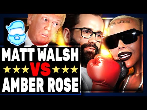 Matt Walsh BLASTS Amber Rose Trump Speech At RNC As She Uses Conservatives To Sell More Only Fans