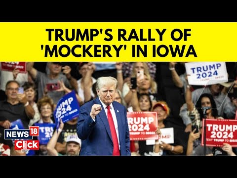 Donald Trump News | Donald Trump Mocks French President Emmanuel Macron In Iowa | U.S. News | N18V