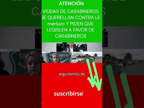 LA VIUDAS DE #CARABINEROS ESTÁN CANSADAS DE TANTO ABUSO A #CARABINEROS DE #CHILE