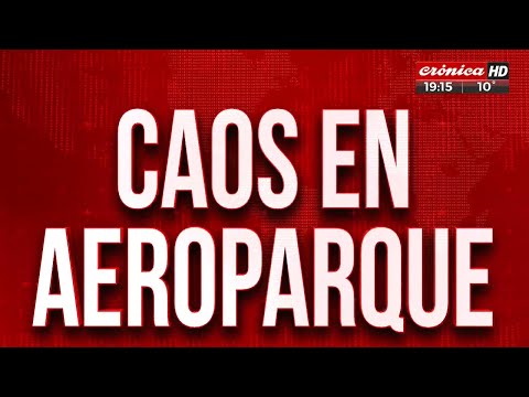 Caos en Aeroparque: más de 3000 pasajeros varados por conflicto gremial