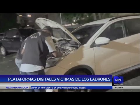 Conductores de plataformas digitales vi?ctimas de los ladrones