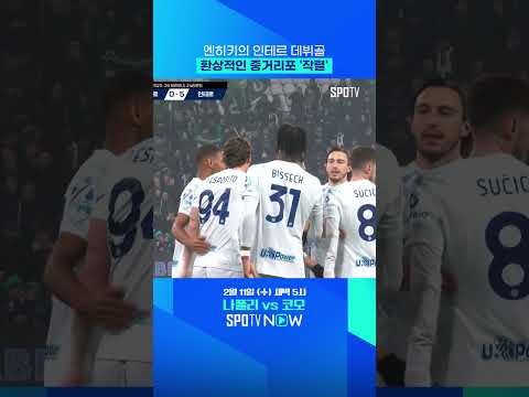 데뷔골은 원더골로 자축하는 편