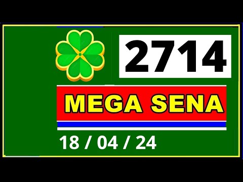 Mega sena 2714 - Resultado da Mega Sena Concurso 2714