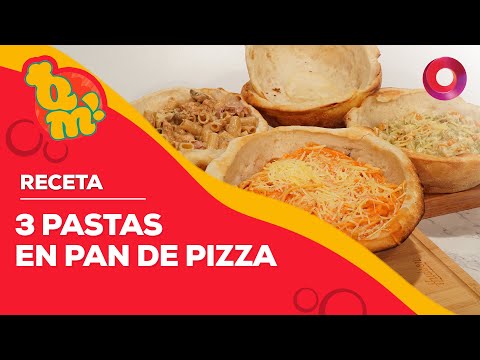 RECETA de 3 PASTAS en PAN DE PIZZA | #QuéMañana