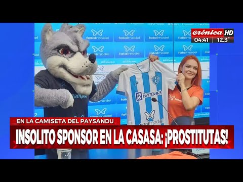 Polémica por club de fútbol que promueve la prostitución a través de un sponsor