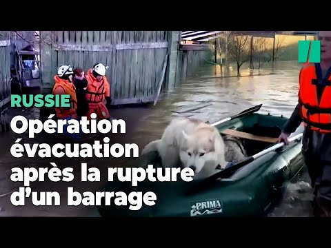 En Russie, des milliers de personnes et d’animaux ont été évacués en urgence d'une zone inondée