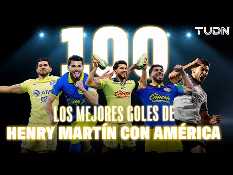 ¡HOMBRE CENTENARIO!  Los mejores goles de HENRY MARTÍN con AMÉRICA | TUDN