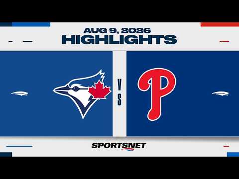 MLB 하이라이트 | 토론토 블루제이스 vs 필라델피아 필리스 - Aug 9, 2026