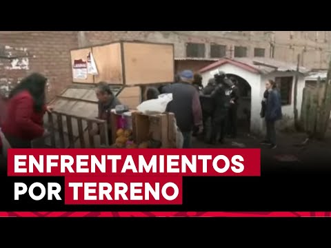 SJM: vecinos intentan desalojar a hombre por presunta invasión de terreno