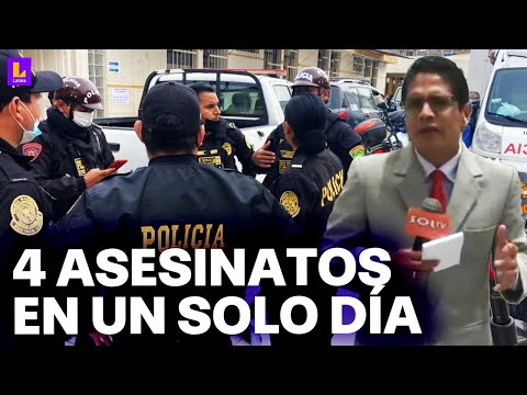Ola criminal en Trujillo: Se registraron cuatro homicidios en un solo día