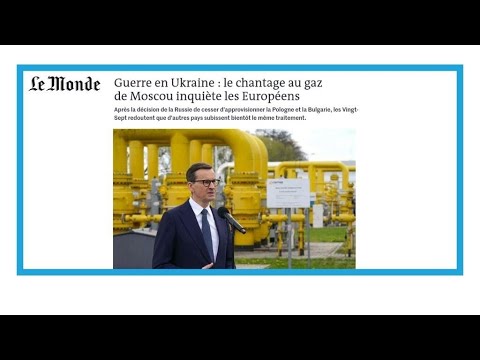 Guerre en Ukraine : le chantage au gaz de Moscou inquiète les Européens • FRANCE 24